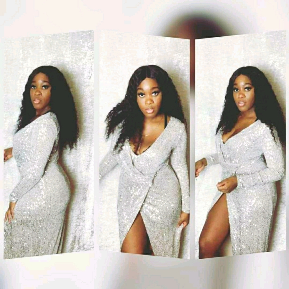 Sparkle Silver Dress